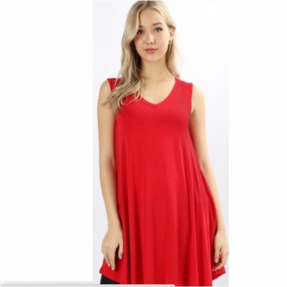 5/25$ Red dress or long tunic. Super comfortable.